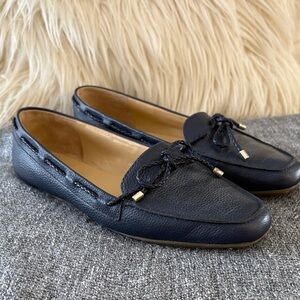 Talbots Blue Leather Moccasins for Women
